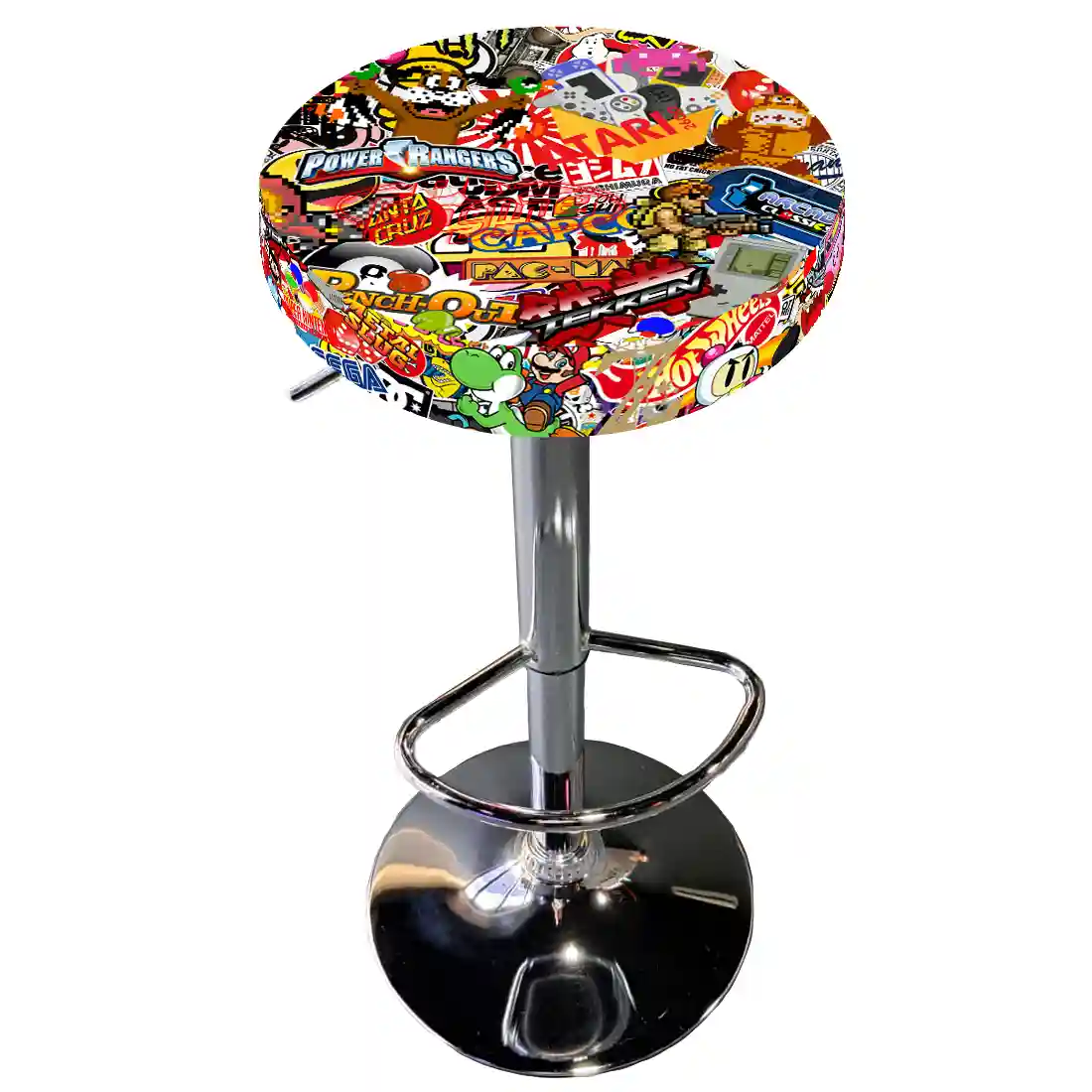 Tabouret Sticker bomb - Vue 2